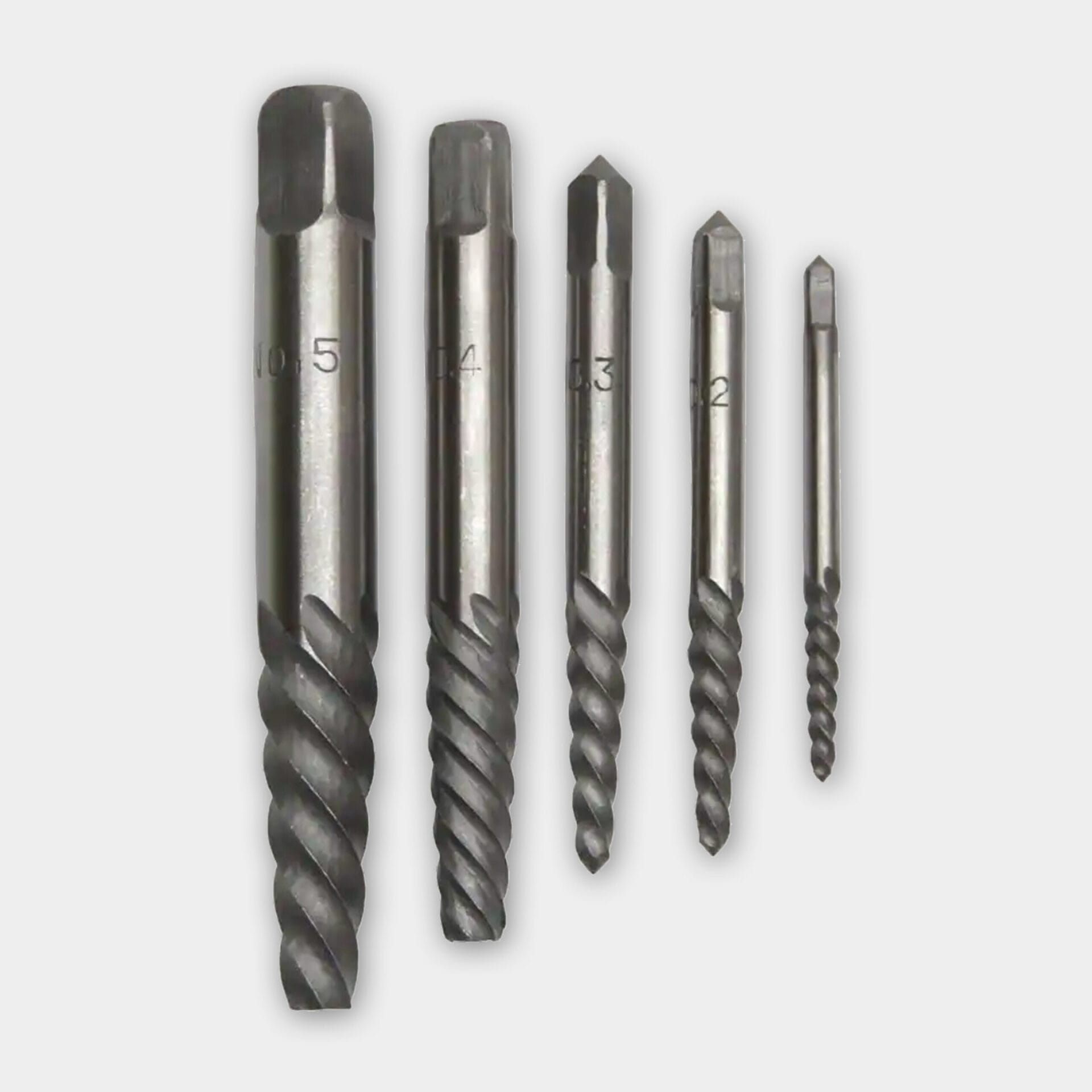 Screw extractor set