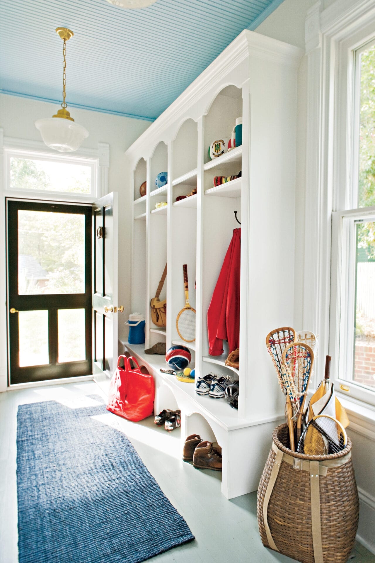 Mudroom at main entrance