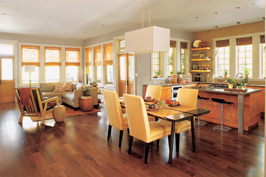 Rooms with hardwood flooring.