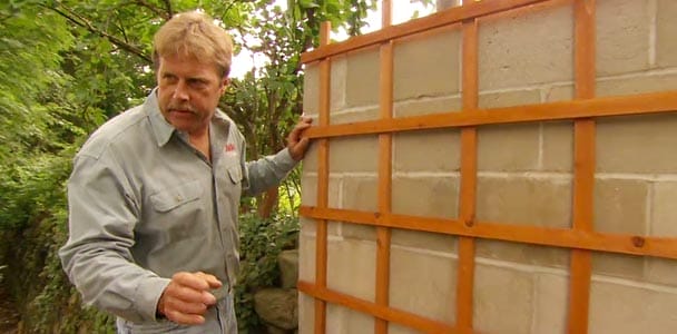 How To Attach a Trellis to a Concrete Wall