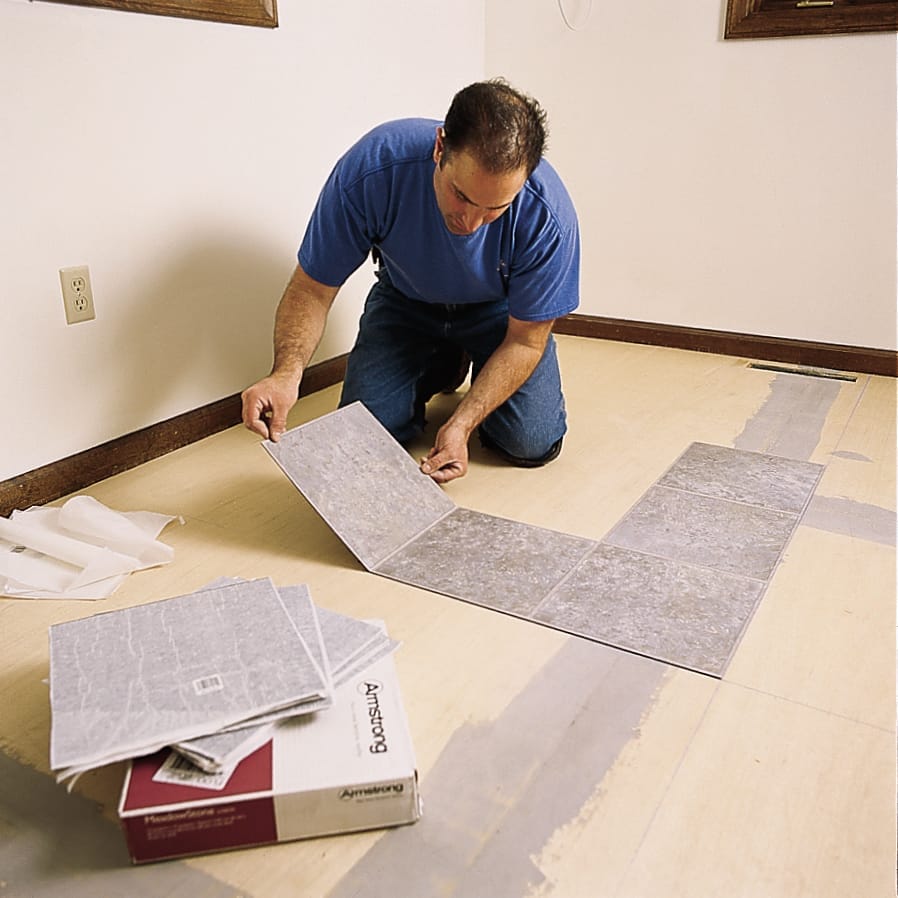 How To Lay a Vinyl Tile Floor