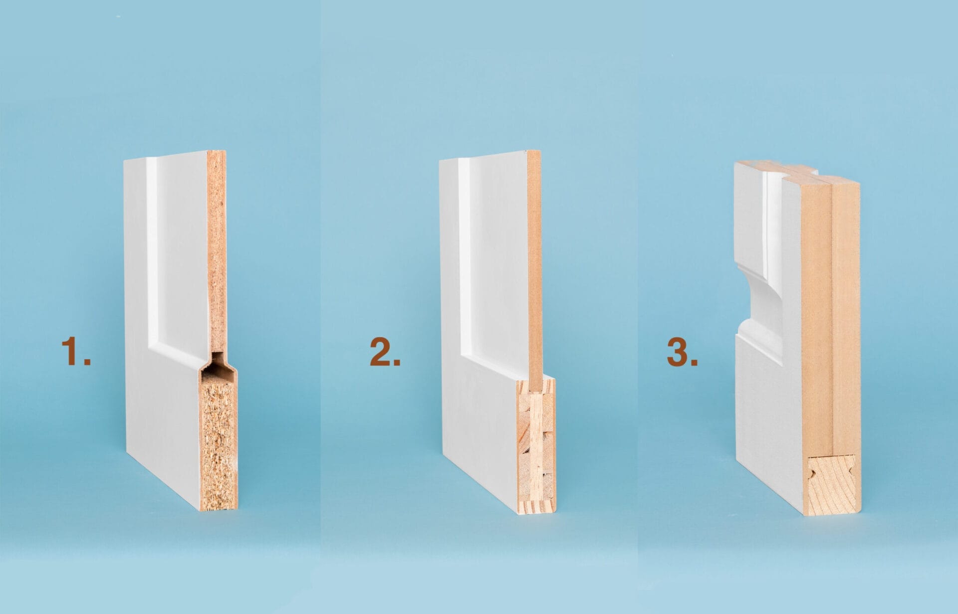 Image of 3 different types of interior doors that you should consider if you are installing new interior doors in your home