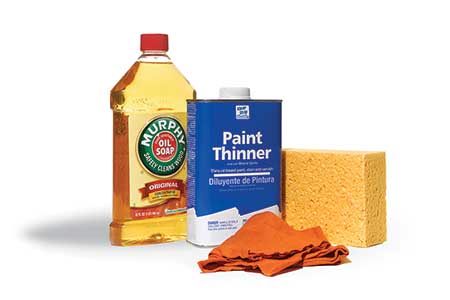 different products to use for removing grime on woodwork