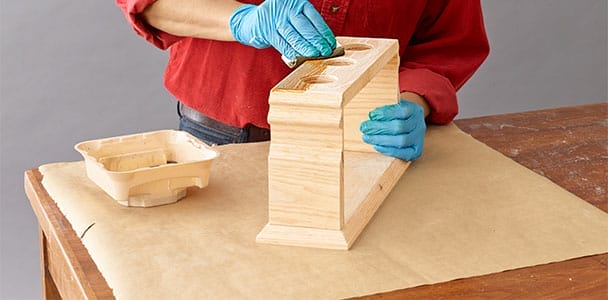 repairing a wood staining mistake