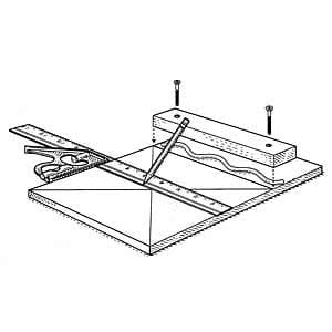 Illustration of finding the centerlines.