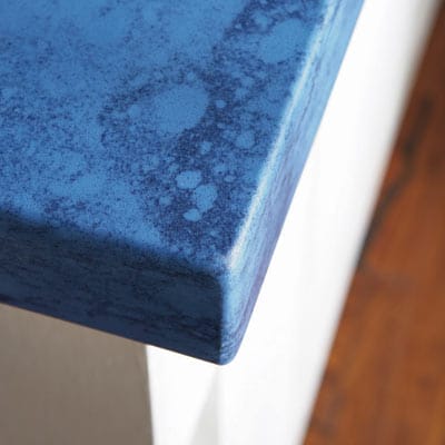 A resin-based countertop.