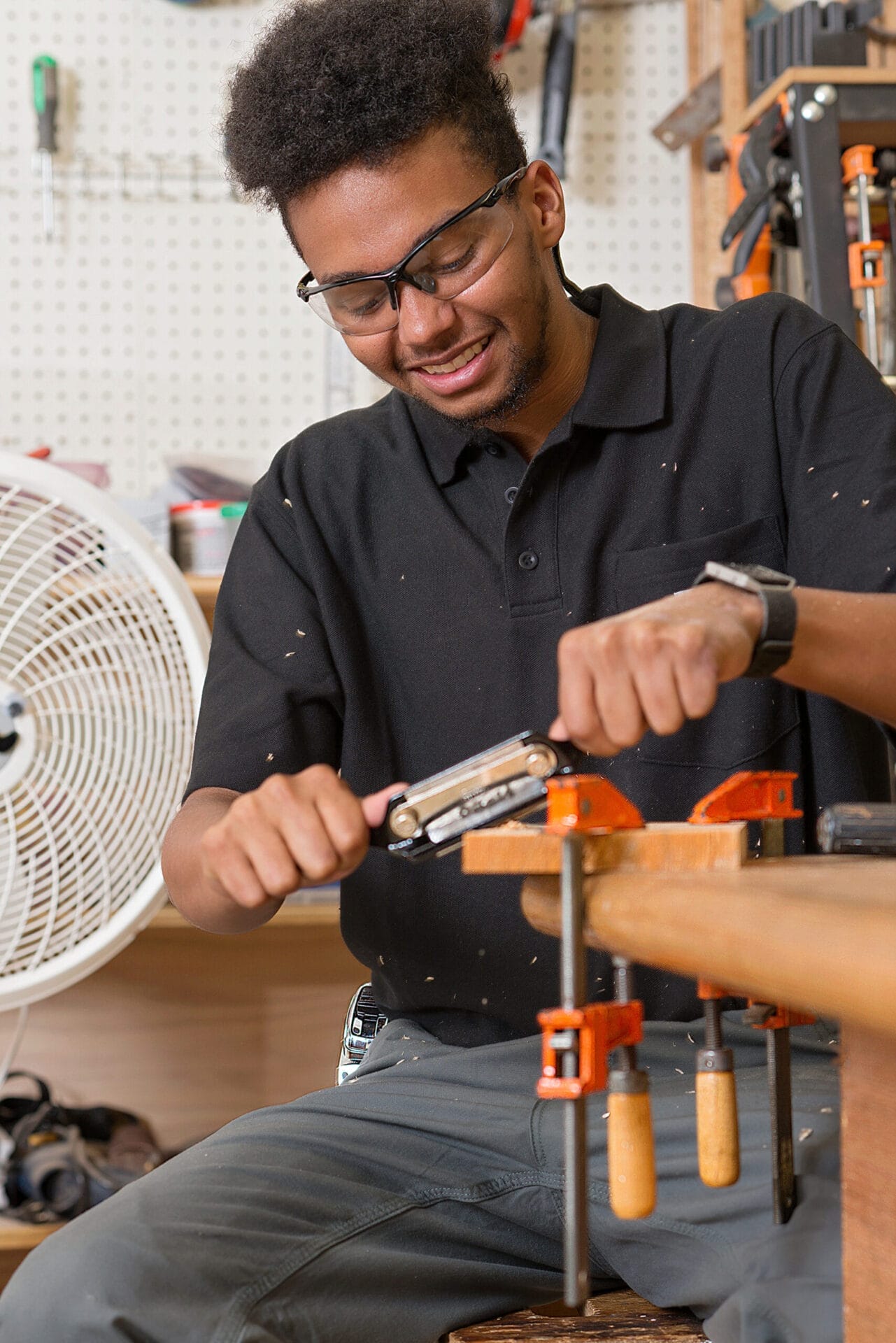 TOH apprentice Austin Wilson.