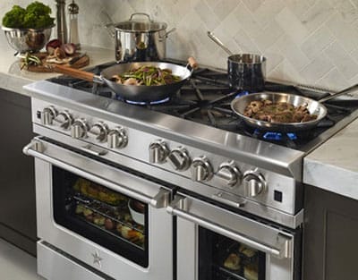 Image of stovetop and oven