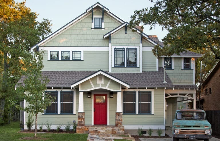 A 1941 green cottage.