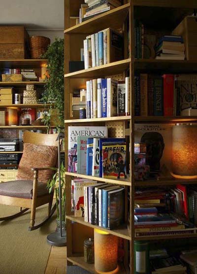 Built-in bookcases 
