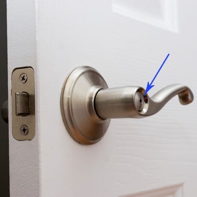An interior door lock