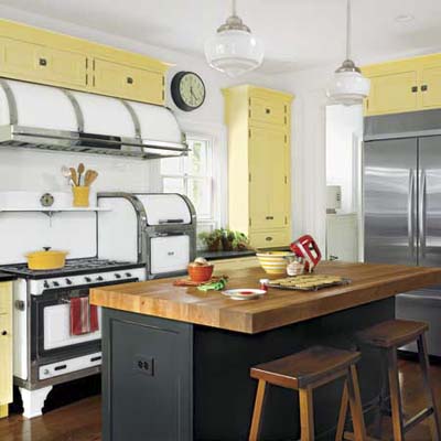 Vintage-style kitchen.