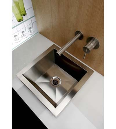 Image of a modern-style bar sink
