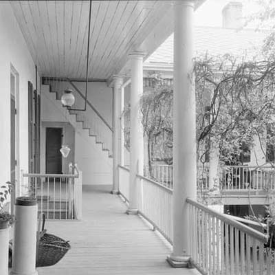 A large front porch
