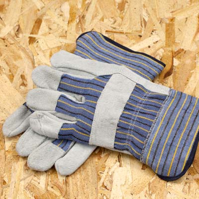 Reinforced work gloves