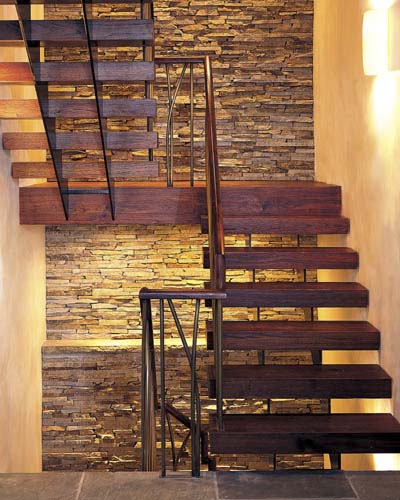 Wooden staircase