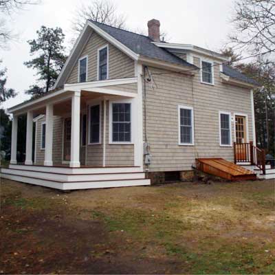 The Harvard, Massachusetts house after being restored