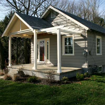 The 1920s bungalow after being restored