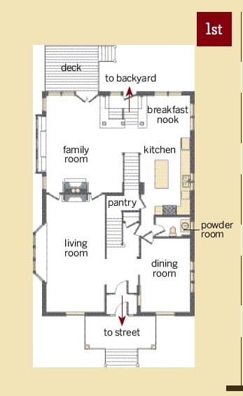 First-floor plans