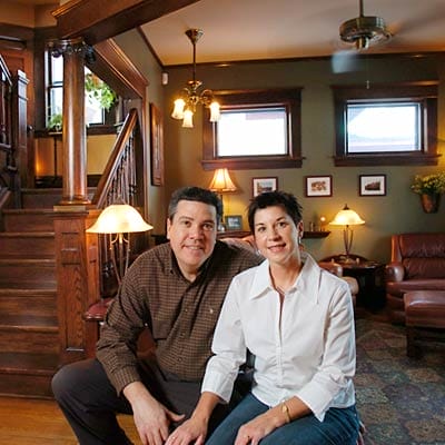 Homeowners Fred and Tracy Loso