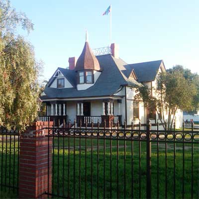 The San Diego house after being restored