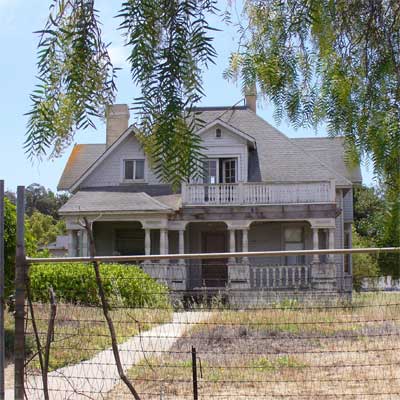 A historic house in San Diego