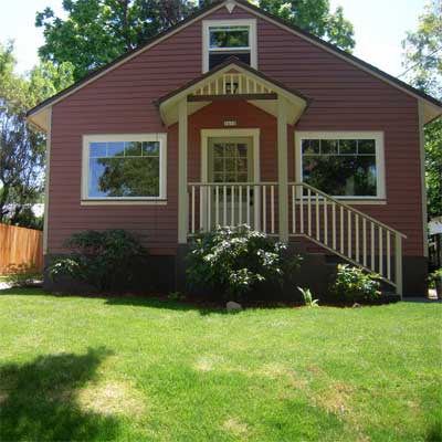 The Portland house after being restored