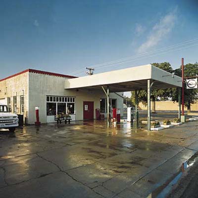 An old service station