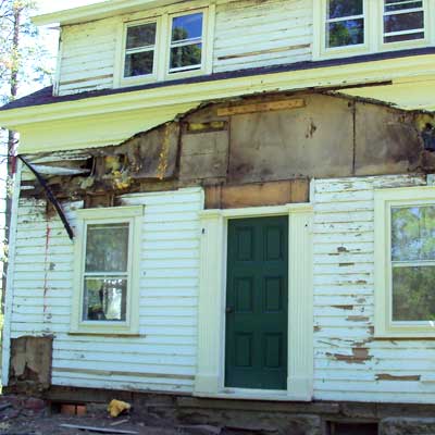 A home with a rotten roof
