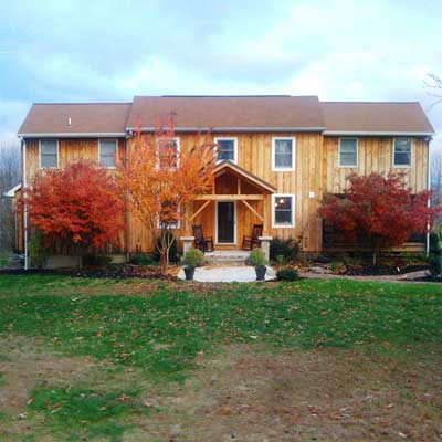 The Pennsylvania house after being restored