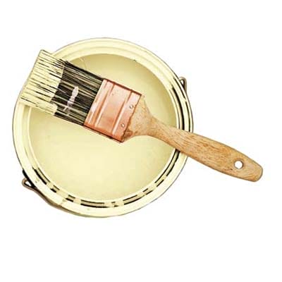 Gallon of yellow paint