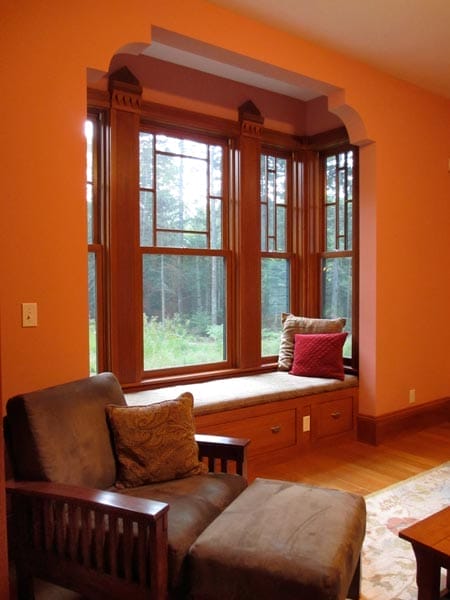 A window seat nook