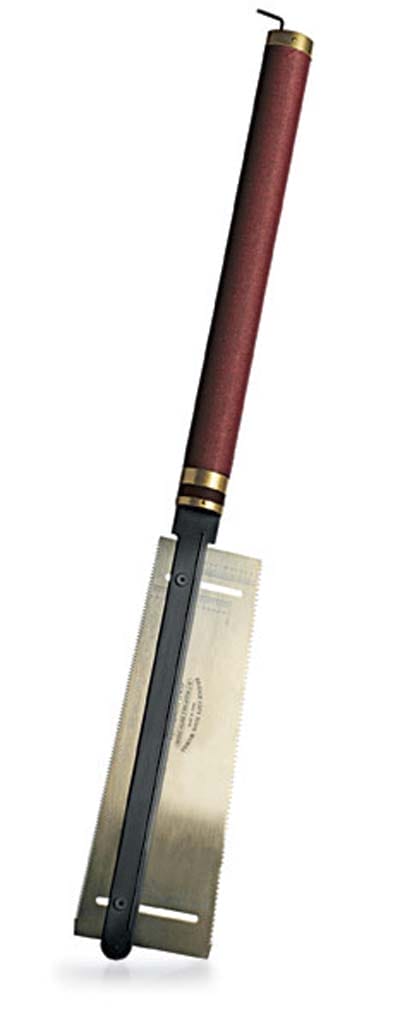 Image of a dovetail pull saw, a type of Japanese hand saw
