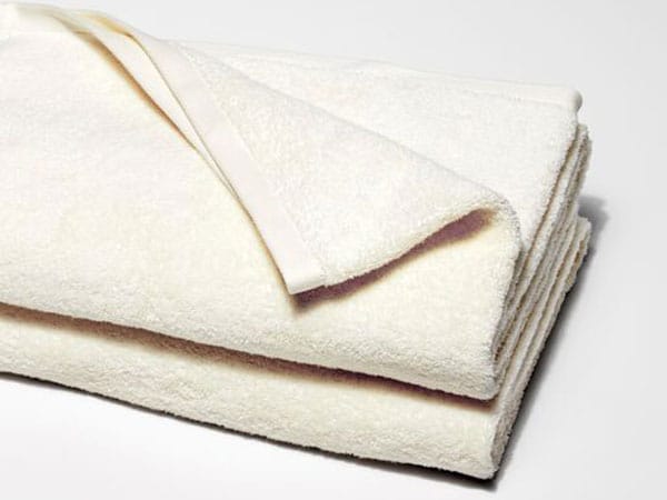 Two bath sheets.