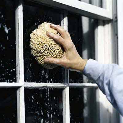 Washing windows