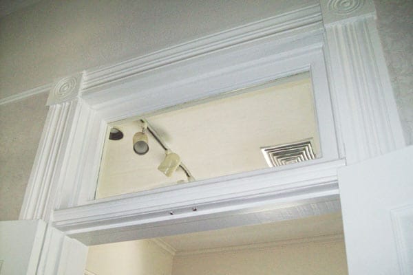 A transom window