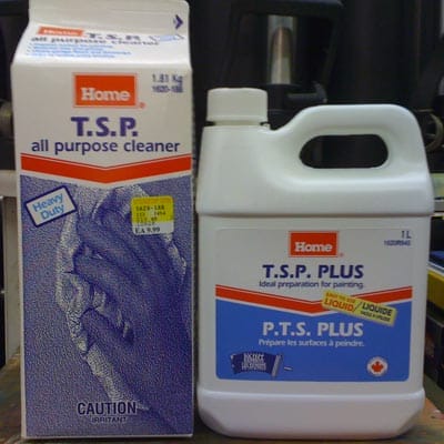 Trisodium Phosphate (TSP), a toxic cleaning agent.