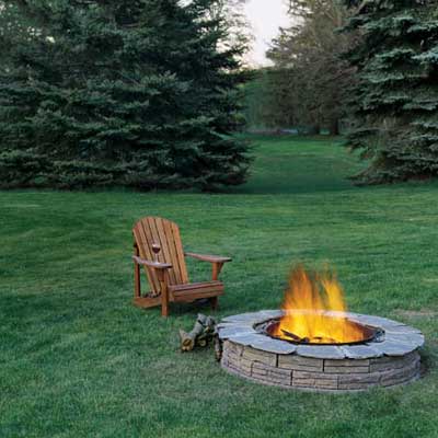 A fire pit