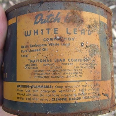 Lead paint.