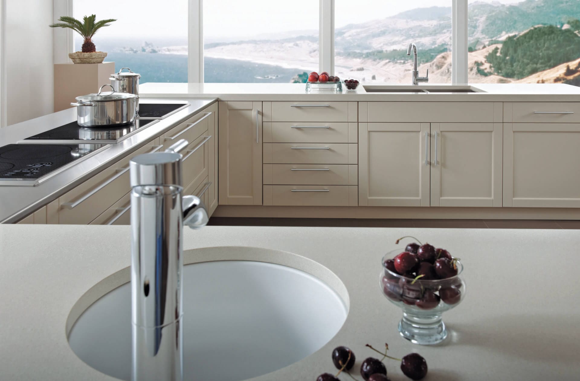 Semi custom kitchen cabinet