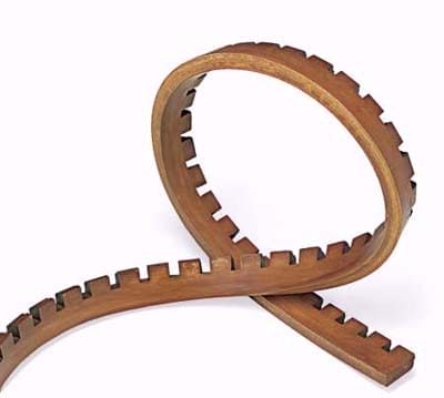 A flexible polymer molding to used on a doorway.