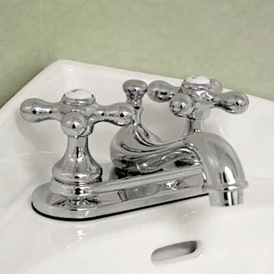 A cross-handle faucet