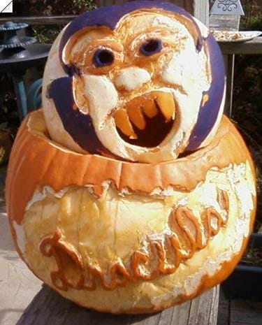 Dracula pumpkin carving
