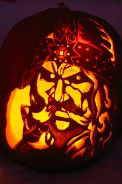 Vlad Dracula pumpkin carving