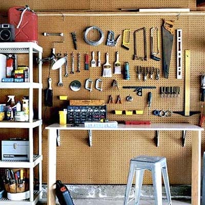 An organized workbench