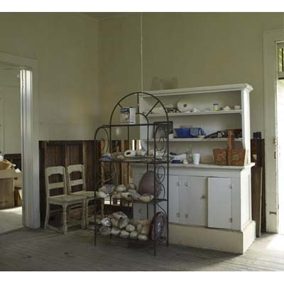 Large kitchen storage furniture.