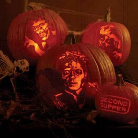 Thriller pumpkin carving
