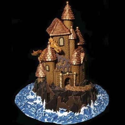 A gingerbread castle