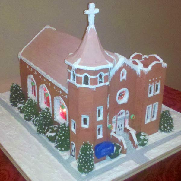 Fairpoint Harbor Zion Lutheran Church gingerbread house