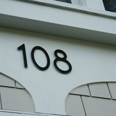 House numbers 108.